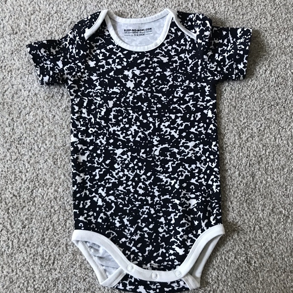 Organic Cotton Short Sleeve Onesie 6-9m short